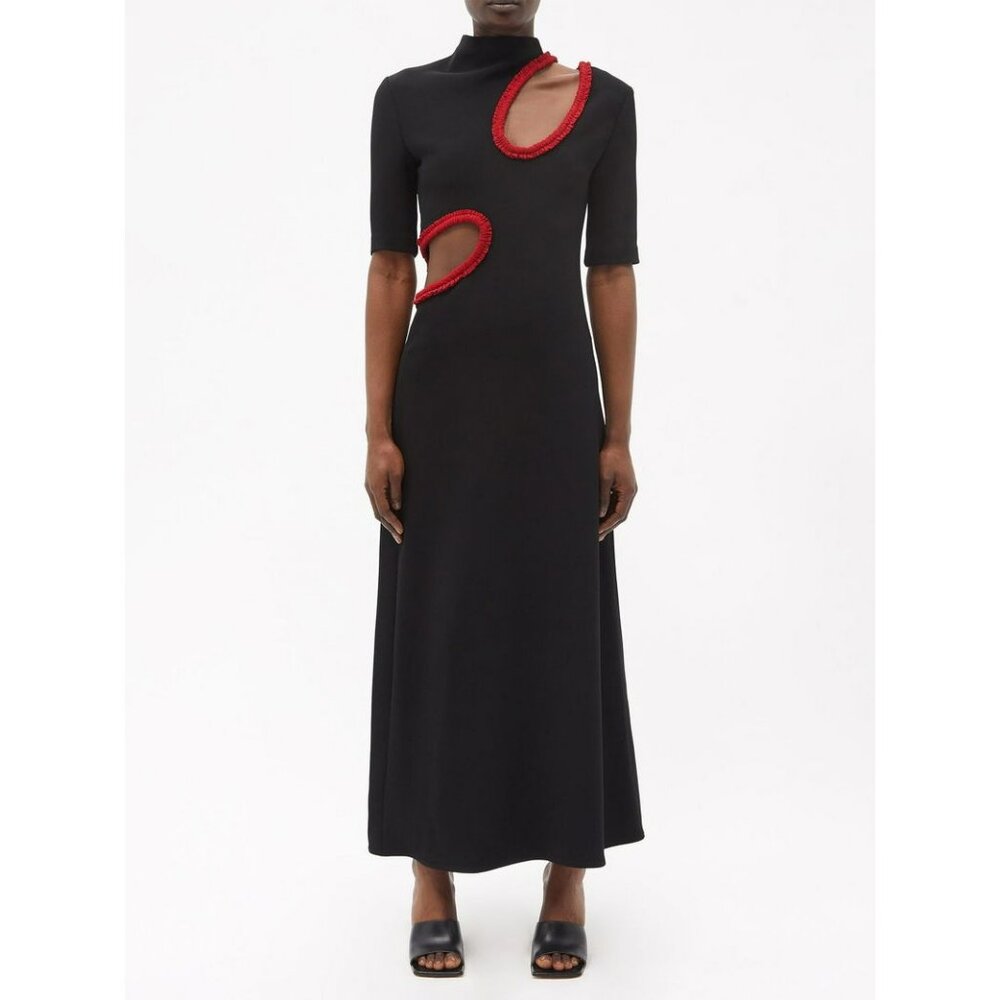 PROENZA SCHOULER Cutout Stretch-Crepe Maxi Dress